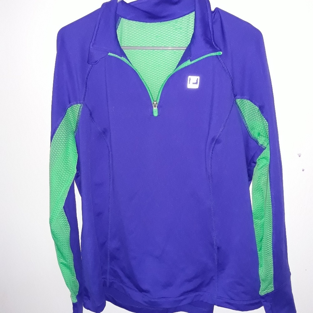 Fila spandex quarter zip shirt